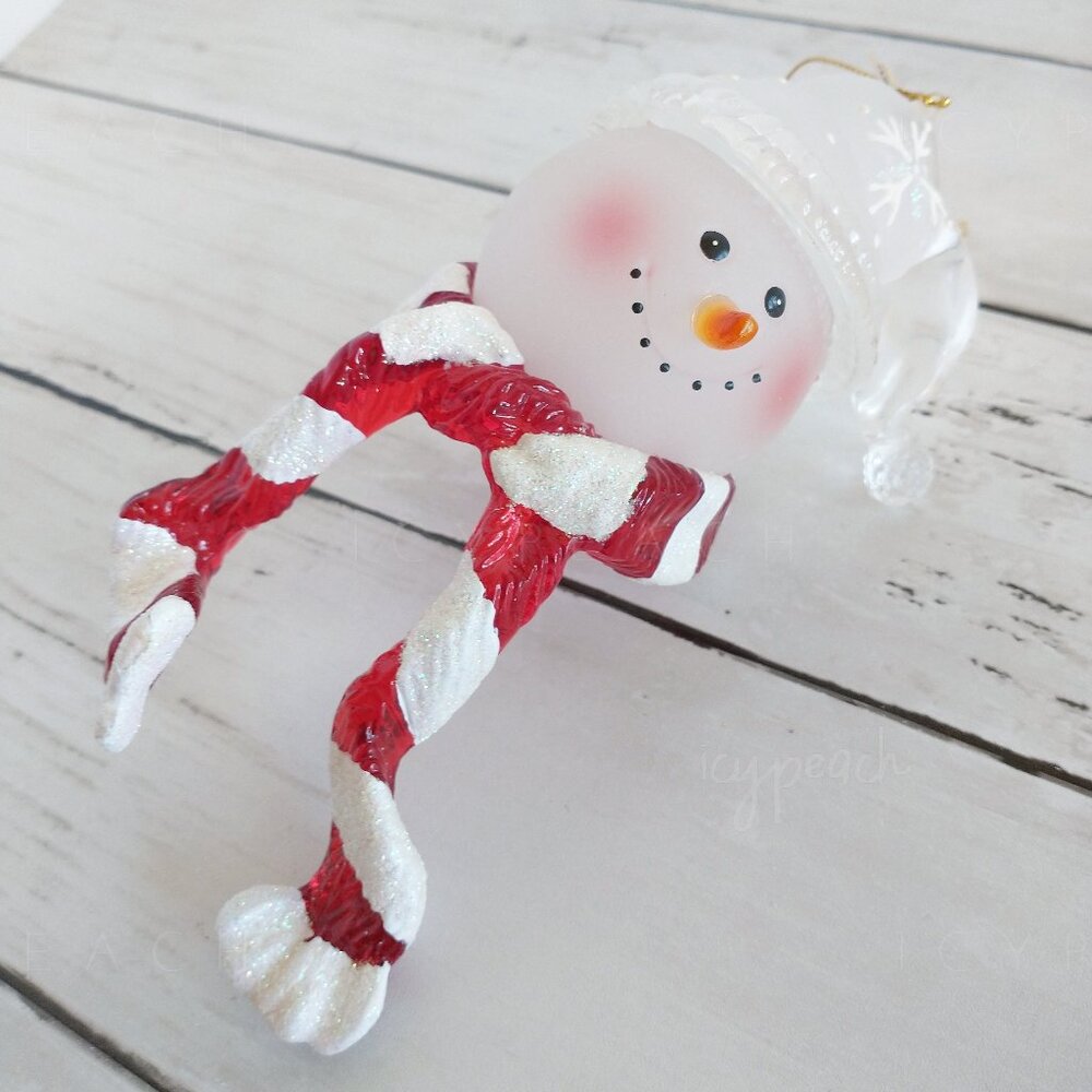 Seasons of Cannon Falls Snowman Bottle Topper Vintage Holiday Ornament Winter